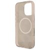 Guess GUHMP16LH4PYEEW iPhone 16 Pro 6.3 brązowy/brown hardcase IML Peony On 4G Background MagSafe